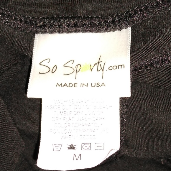 So Sporty Cropped Pants Capris Size M Black Misses - Picture 4 of 4